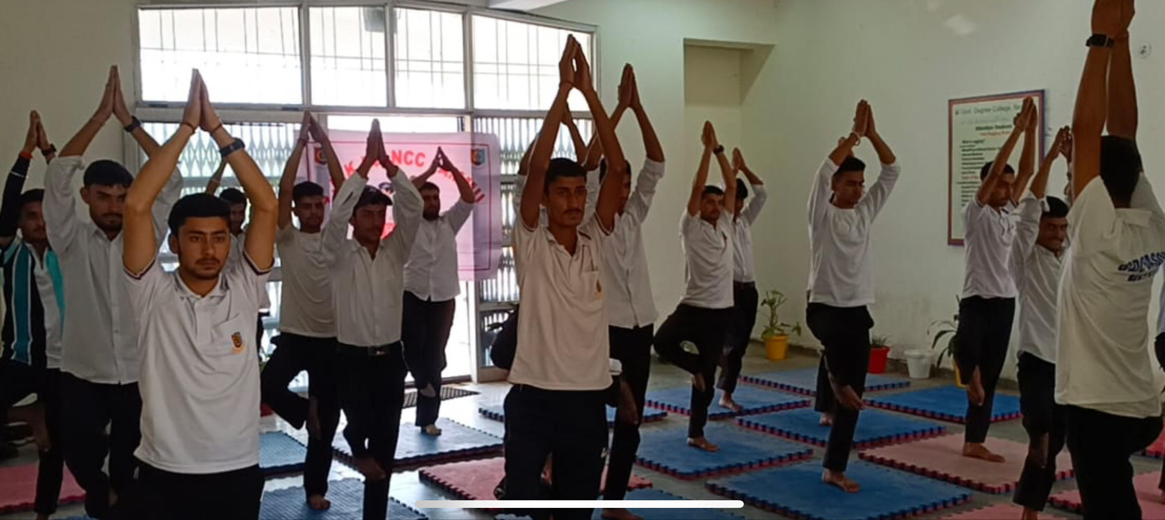 Yoga session organised at GDC Basohli to promote health and discipline