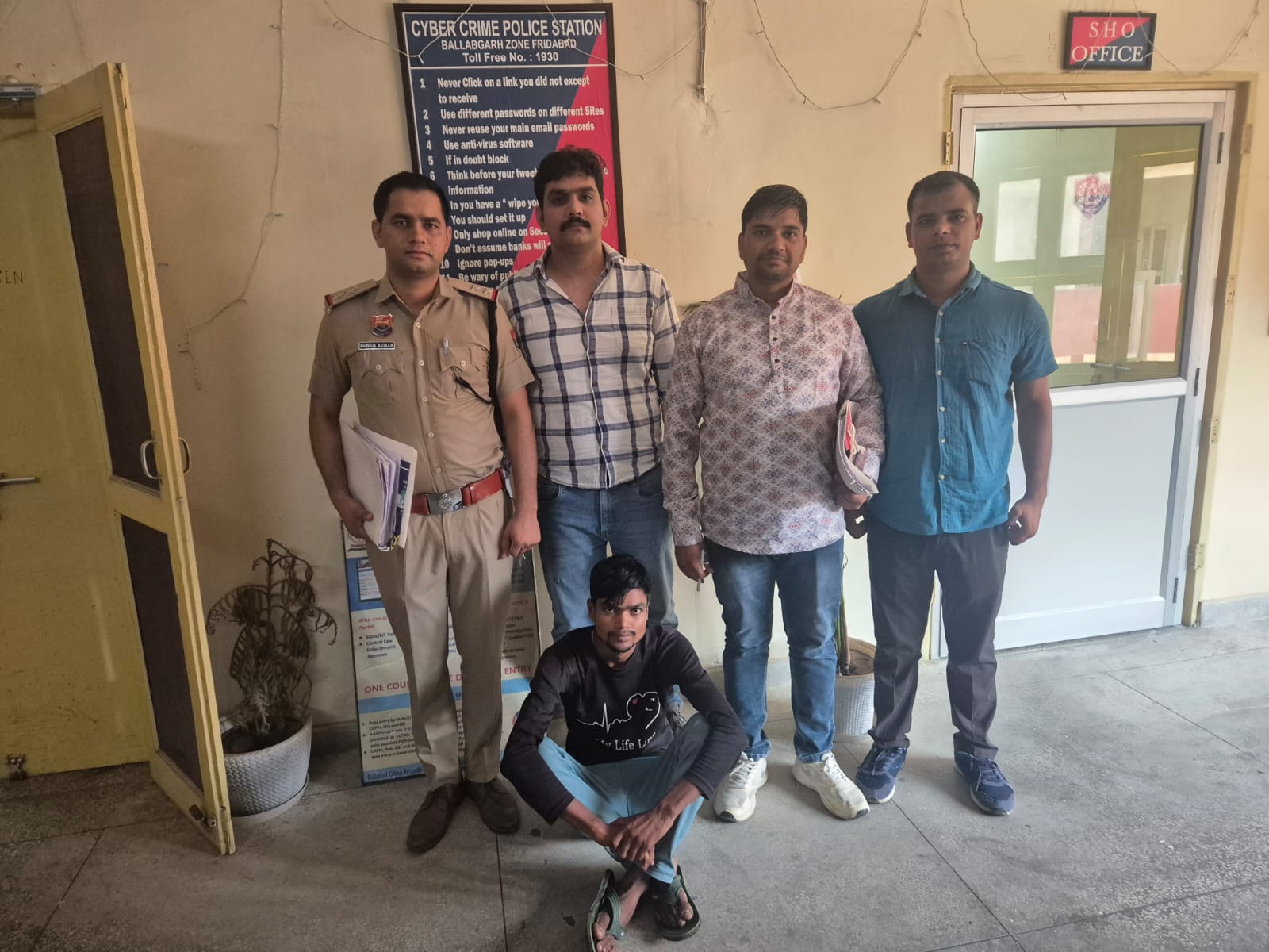 गिरफ्तार किया गया आरोपित