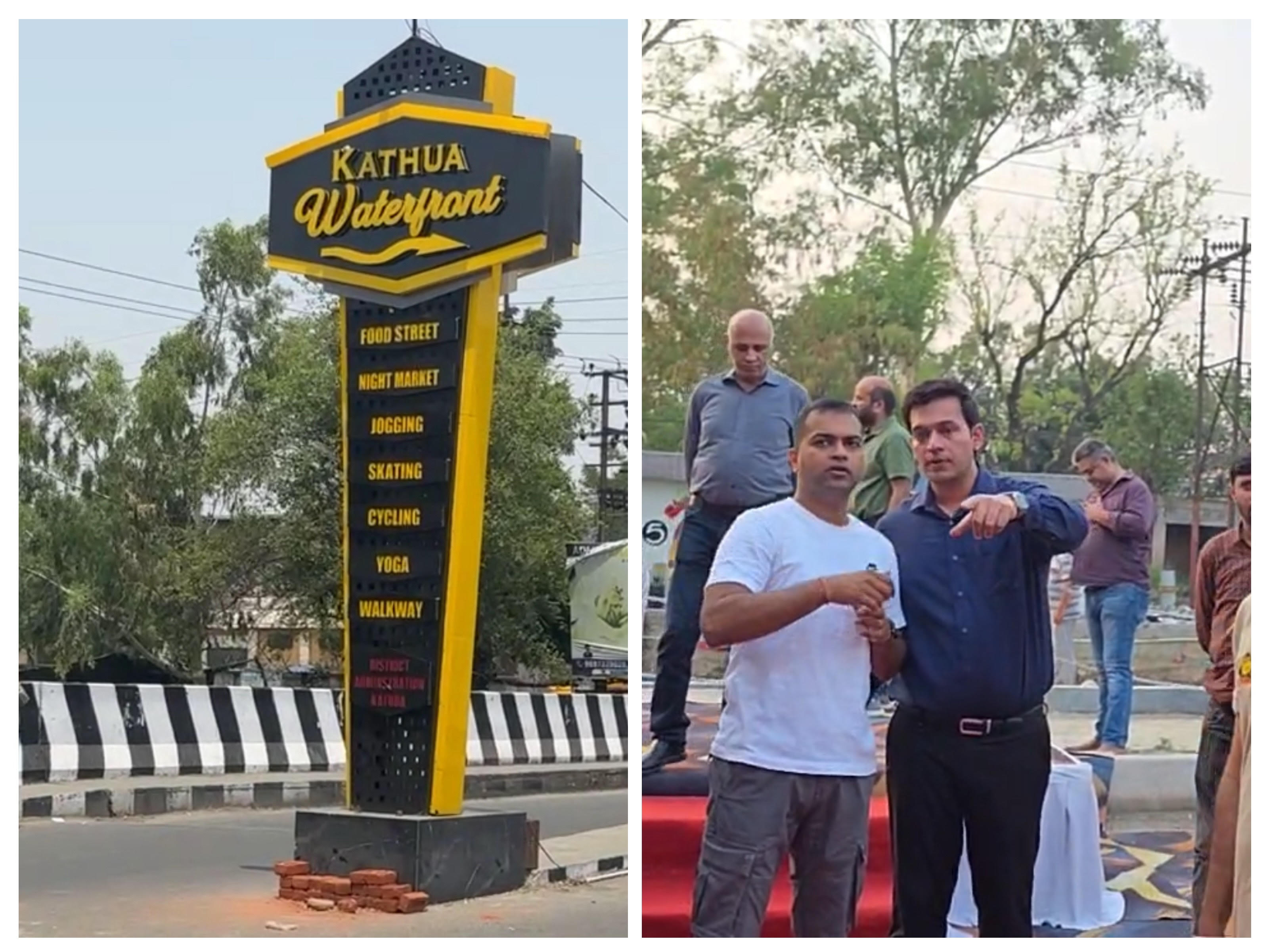 Today Lieutenant Governor Manoj Sinha will inaugurate the Kathua Waterfront Project