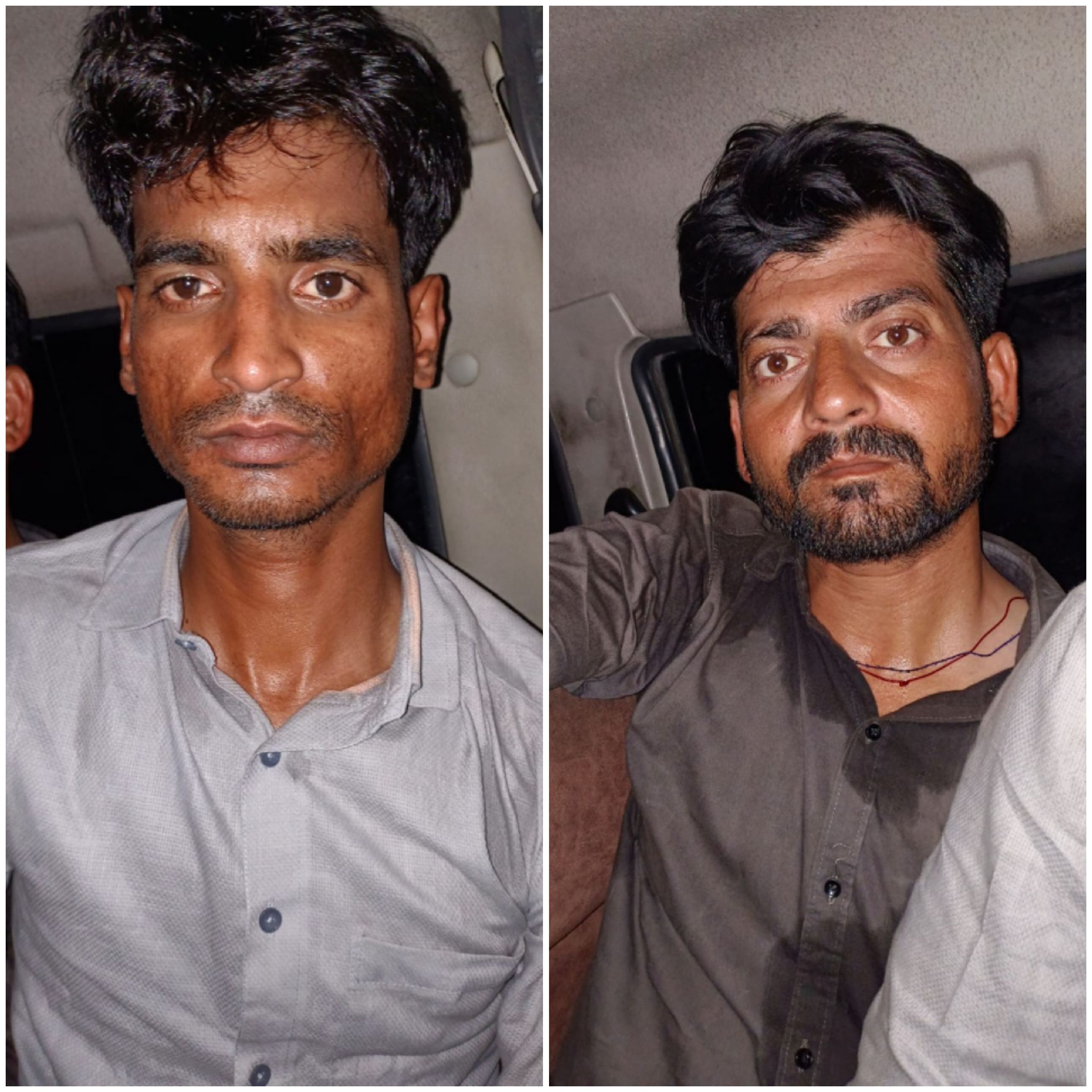 गिरफ्तार दोनों अपराधी गिरफ्तार दोनों अपराधी