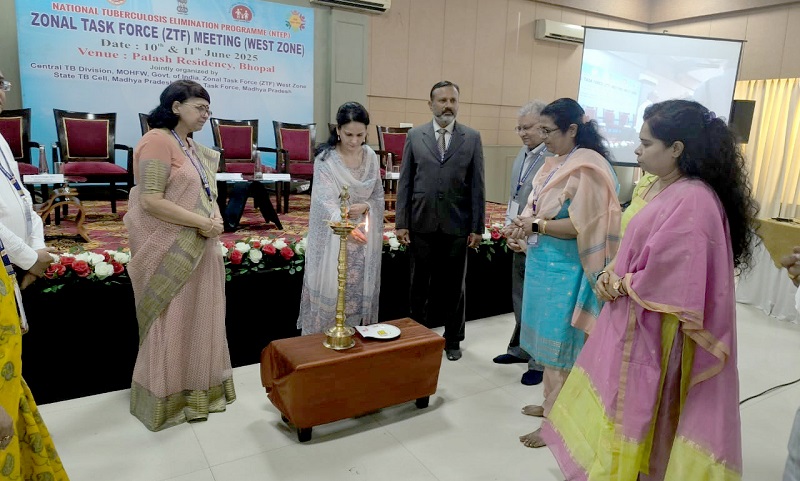 भोपालः राष्ट्रीय क्षय उन्मूलन वेस्ट जोन की ज़ोनल टास्क फोर्स की दो दिवसीय बैठक शुरू भोपालः राष्ट्रीय क्षय उन्मूलन वेस्ट जोन की ज़ोनल टास्क फोर्स की दो दिवसीय बैठक शुरू