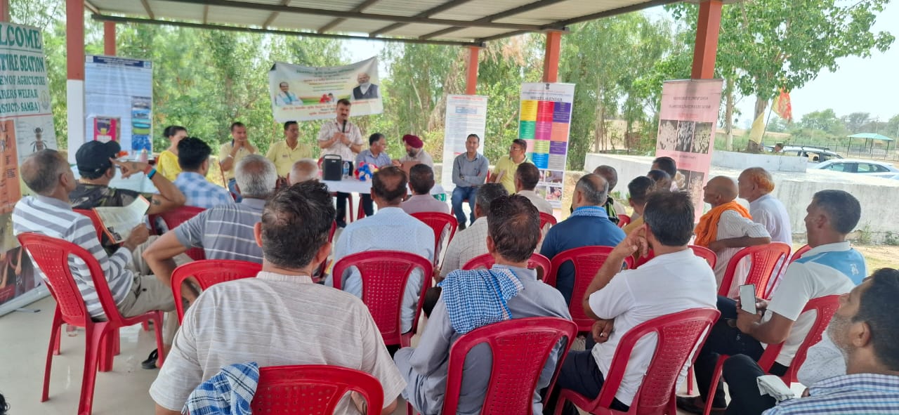 Grand awareness programs organized in Samba district under the developed agriculture resolution campaign Grand awareness programs organized in Samba district under the developed agriculture resolution campaign