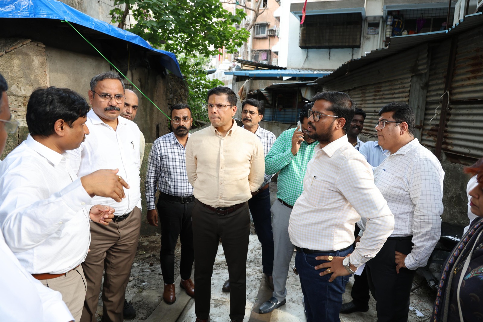 Visite low lying water logged area Visite low lying water logged area