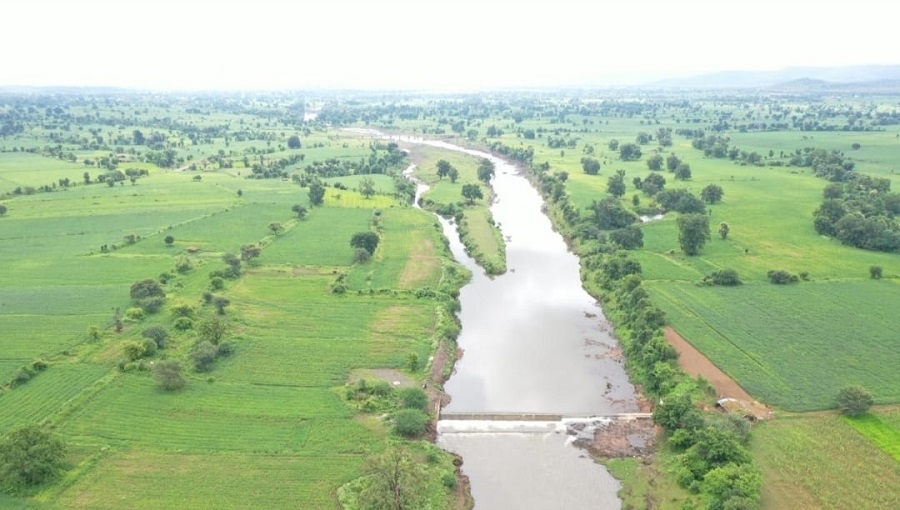खण्डवा जिले की घोड़ा पछाड़ नदी की सूखी जलधारा पुनः हुई प्रवहमान खण्डवा जिले की घोड़ा पछाड़ नदी की सूखी जलधारा पुनः हुई प्रवहमान
