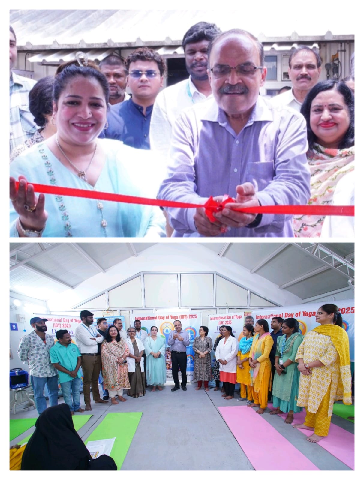 योग कार्यक्रम की शुरुआत करते सफदरजंग अस्पताल के चिकित्सा अधीक्षक योग कार्यक्रम की शुरुआत करते सफदरजंग अस्पताल के चिकित्सा अधीक्षक