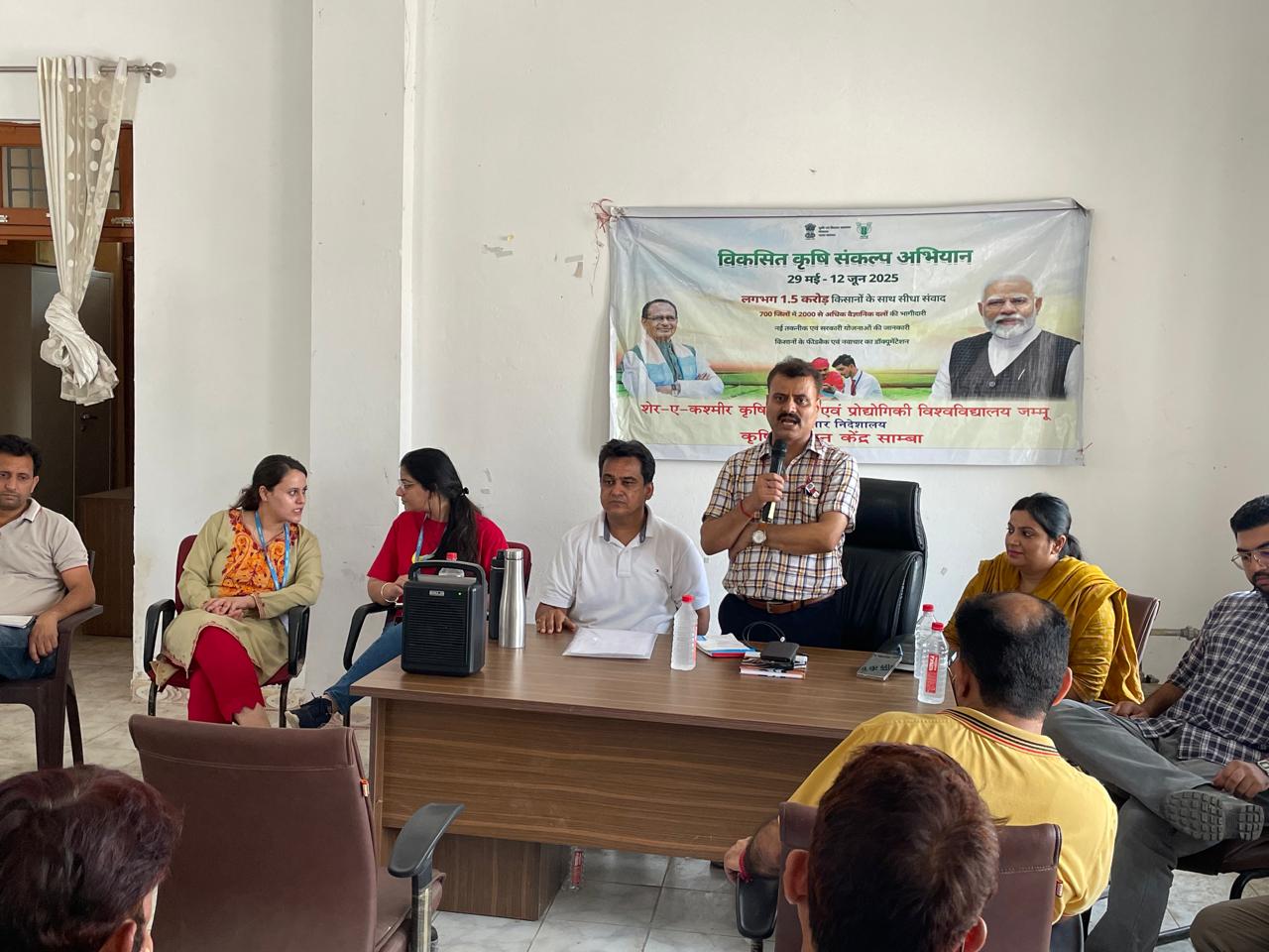 विक्सित कृषि संकल्प अभियान ने सांबा ज़िले में अंतिम चरण में प्रवेश किया