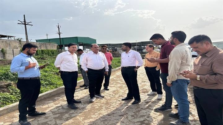 रिलायंस कम्प्रेस्ड बायोगैस इकाई का भ्रमण रिलायंस कम्प्रेस्ड बायोगैस इकाई का भ्रमण