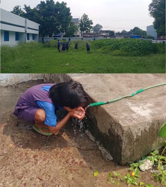 कोरबा : शासकीय प्राथमिक शाला में न पानी, न साफ-सफाई, मैदान भी बदहाल, नेता प्रतिपक्ष कृपाराम साहू ने कलेक्टर को सौंपा ज्ञापन