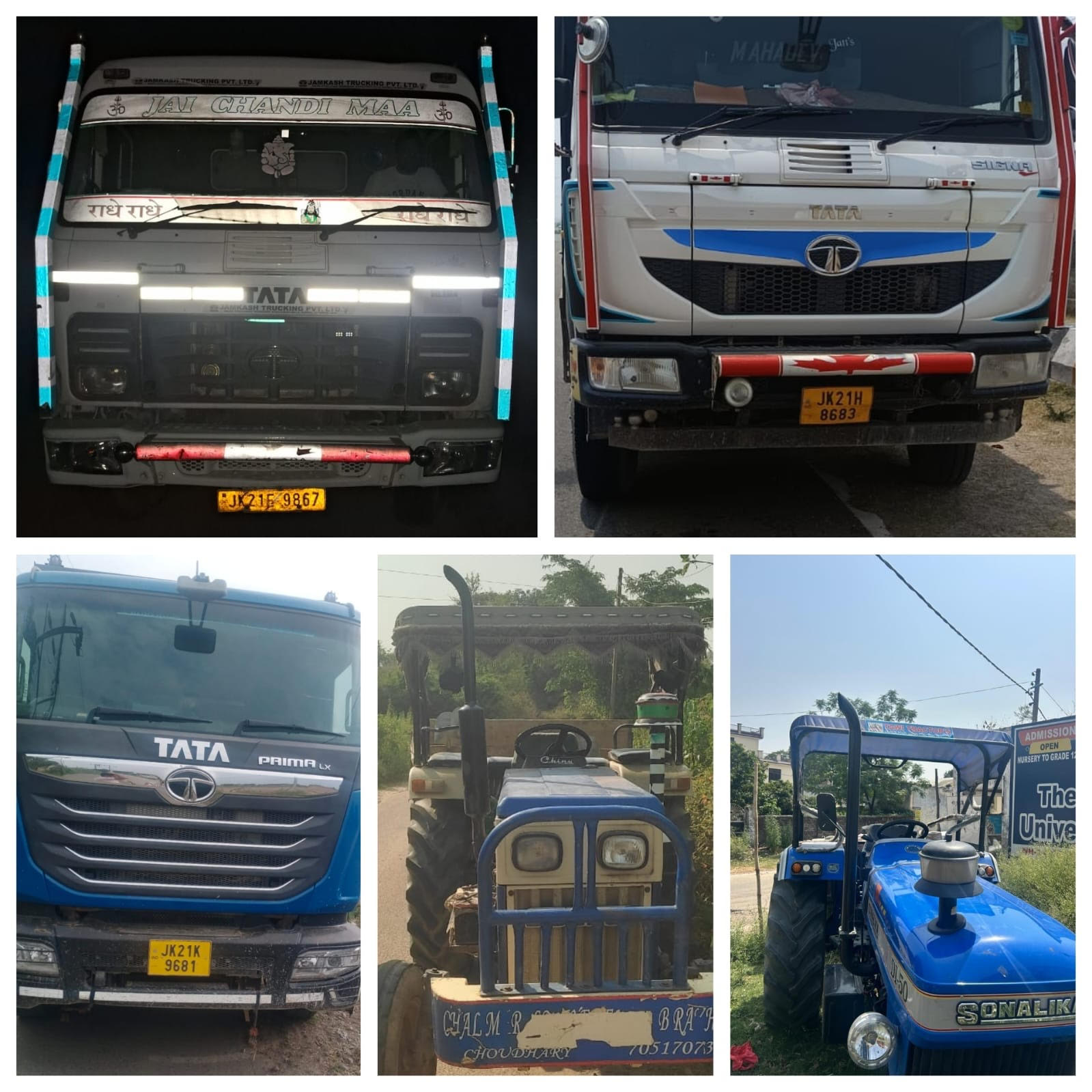 05 vehicles including 03 dumpers involved in illegal mining seized 05 vehicles including 03 dumpers involved in illegal mining seized