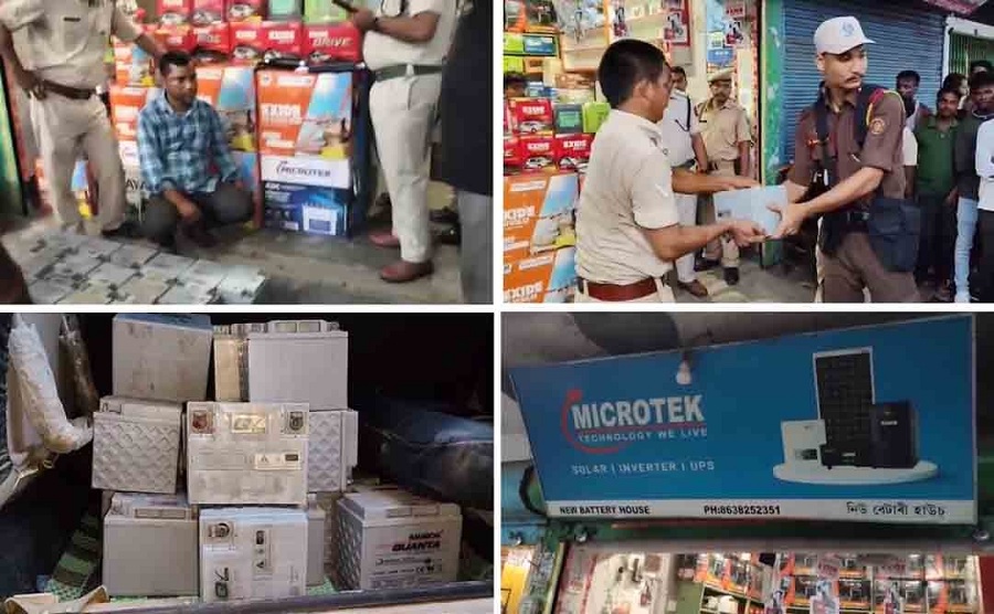 असमः रूपशी एयरपोर्ट से चोरी गई 21 बैटरियों के साथ गौरीपुर में गिरफ्तार एक चोर