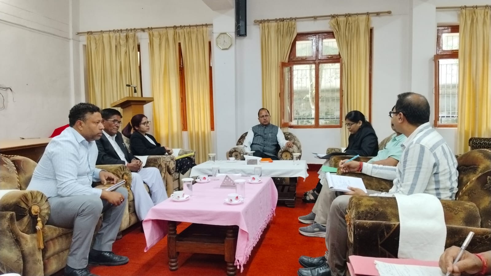 स्वच्छता अभियान तैयारी बैठक