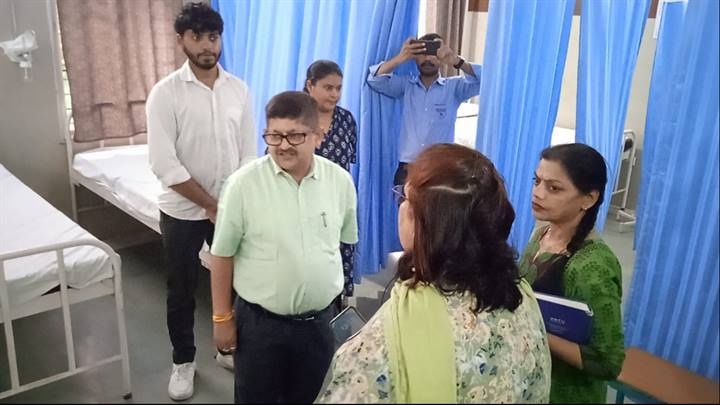 सामुदायिक स्वास्थ्य केंद्र कोलार का निरीक्षण