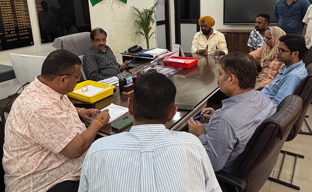 मुख्य अभियंता पीएचई से मुलाकात कर गंभीर जल संकट पर चिंता जताई