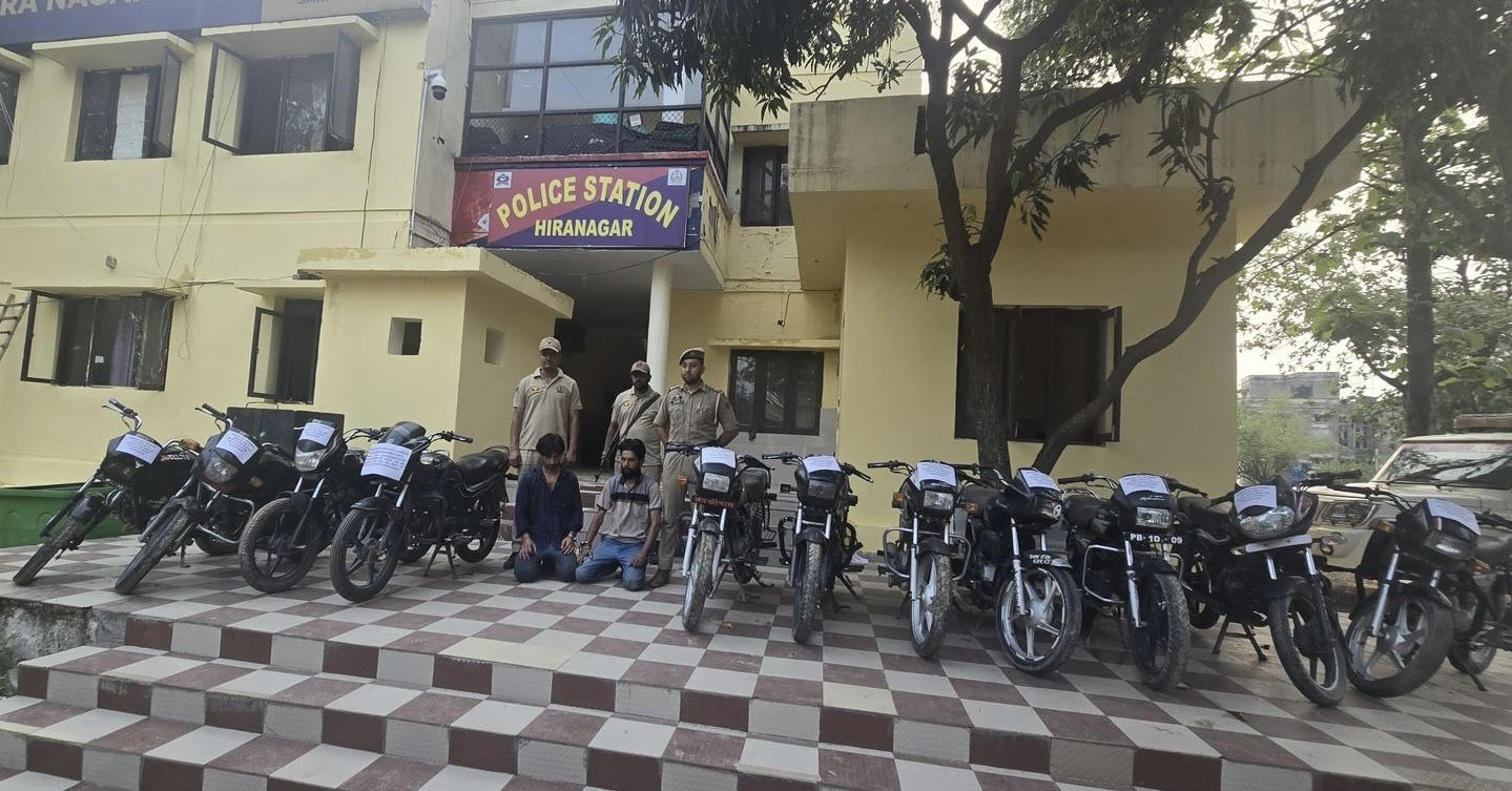 11 stolen motorcycles recovered, two thieves arrested 11 stolen motorcycles recovered, two thieves arrested