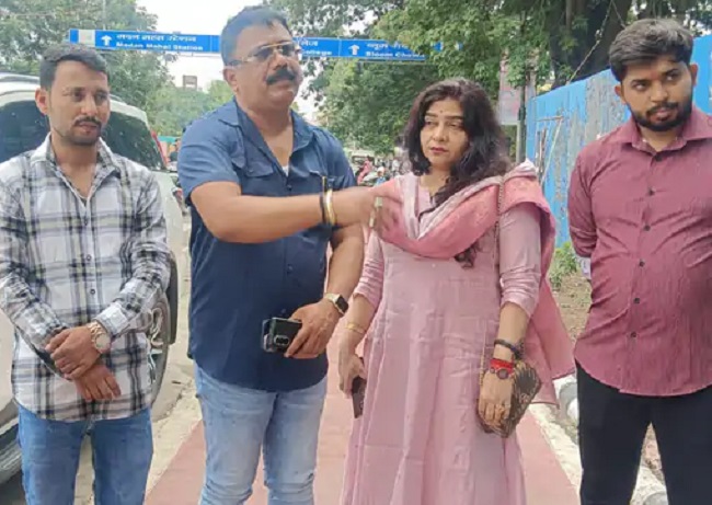 यूपी के भाजपा नेता पर जबलपुर में हमला यूपी के भाजपा नेता पर जबलपुर में हमला