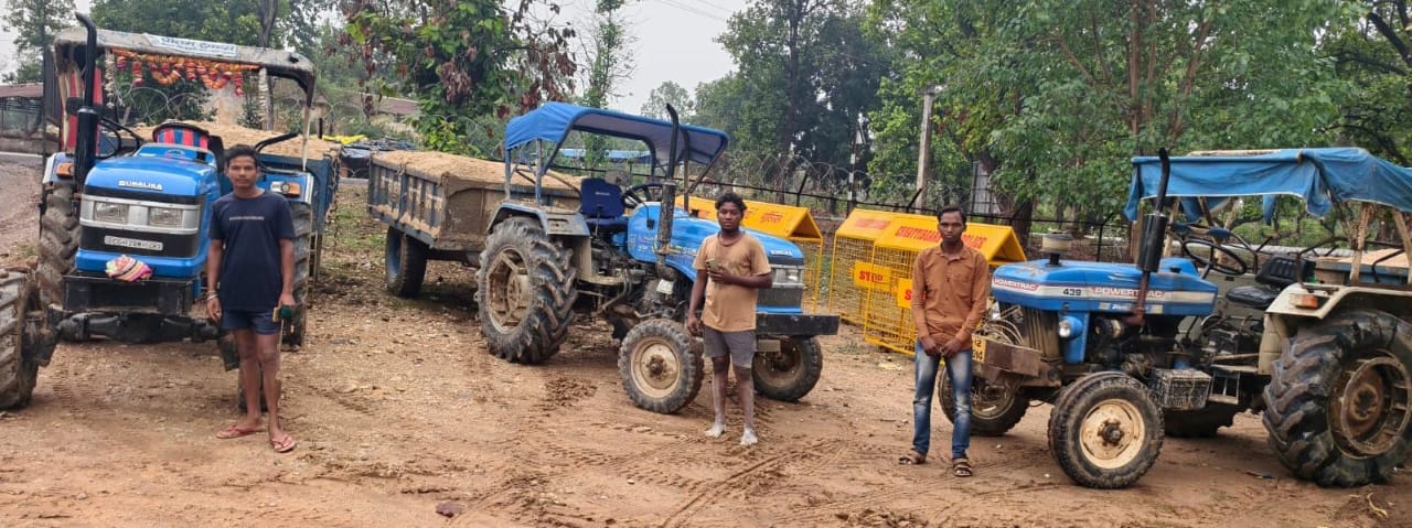 कोरबा : खनिज के अवैध परिवहन पर नियंत्रण हेतु जिला प्रशासन द्वारा की जा रही नियमित कार्यवाही कोरबा : खनिज के अवैध परिवहन पर नियंत्रण हेतु जिला प्रशासन द्वारा की जा रही नियमित कार्यवाही