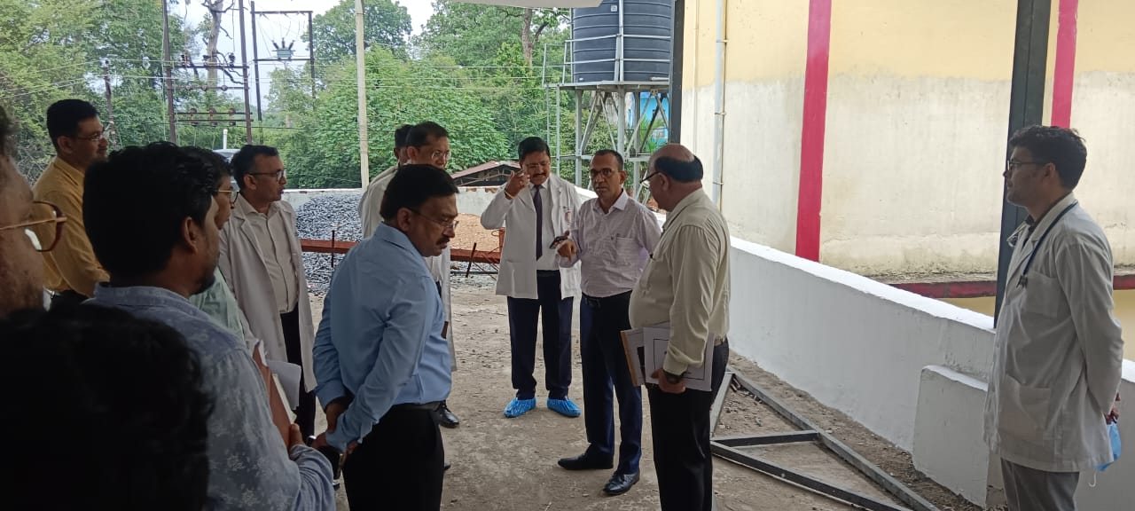 कोरबा कलेक्टर ने मेडिकल कॉलेज कोरबा में डीएमएफ/सीएसआर मद से स्वीकृत निर्माणाधीन कार्यों का किया निरीक्षण कोरबा कलेक्टर ने मेडिकल कॉलेज कोरबा में डीएमएफ/सीएसआर मद से स्वीकृत निर्माणाधीन कार्यों का किया निरीक्षण