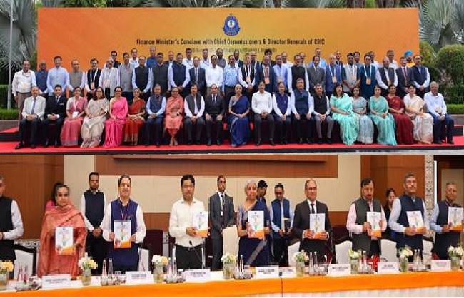 राष्ट्रीय टाइम रिलीज स्टडी के पांचवें संस्करण का विमोचन करते वित्त मंत्री राष्ट्रीय टाइम रिलीज स्टडी के पांचवें संस्करण का विमोचन करते वित्त मंत्री