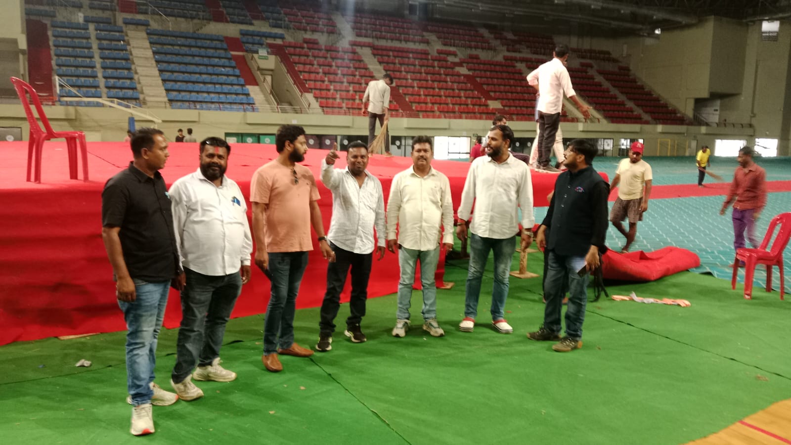 आजसू के स्थापना दिवस की तैयारी की फोटो आजसू के स्थापना दिवस की तैयारी की फोटो