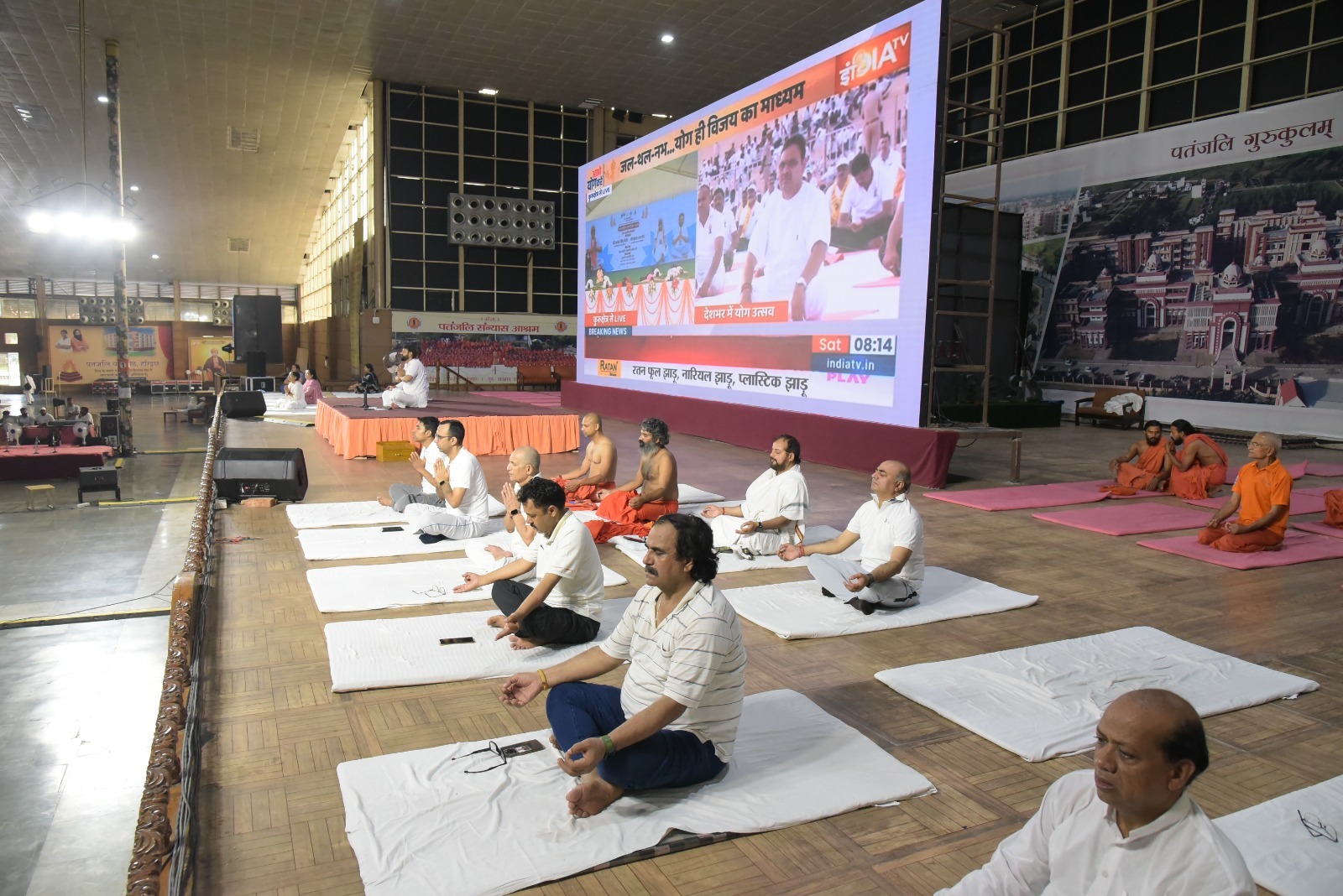 पतंजलि के तत्वावधान में योग पतंजलि के तत्वावधान में योग
