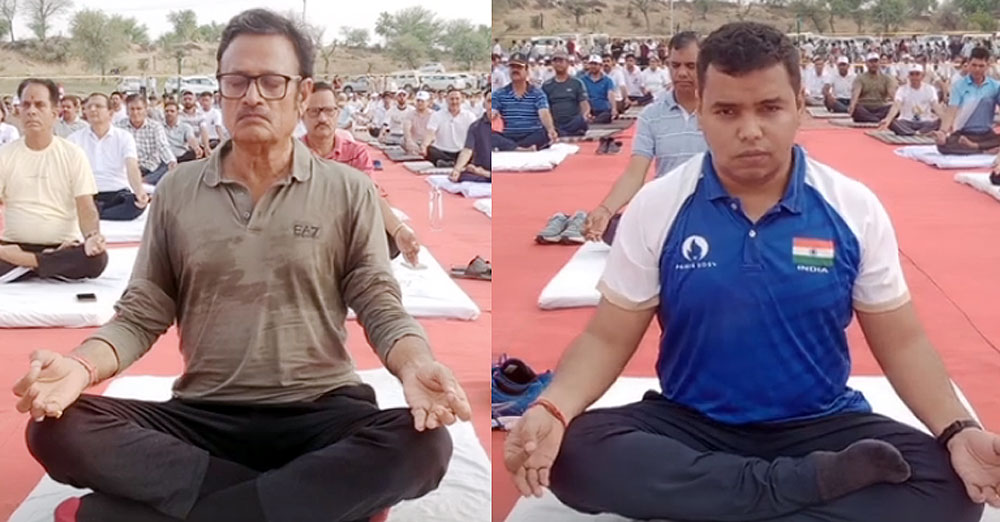 ऐतिहासिक सेठाणी जोहड़ में योग दिवस समारोह : राजेंद्र राठौड़ ने नशे से दूर रहने की शपथ दिलाई ऐतिहासिक सेठाणी जोहड़ में योग दिवस समारोह : राजेंद्र राठौड़ ने नशे से दूर रहने की शपथ दिलाई