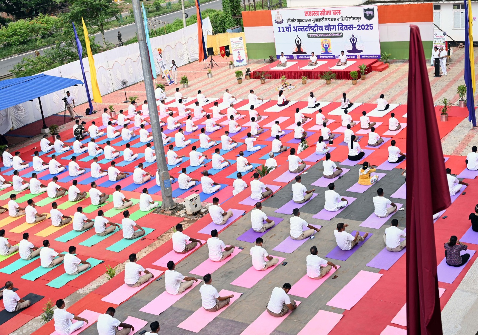 एसएसबी  ने मनाया 11वां अंतर्राष्ट्रीय योग दिवस