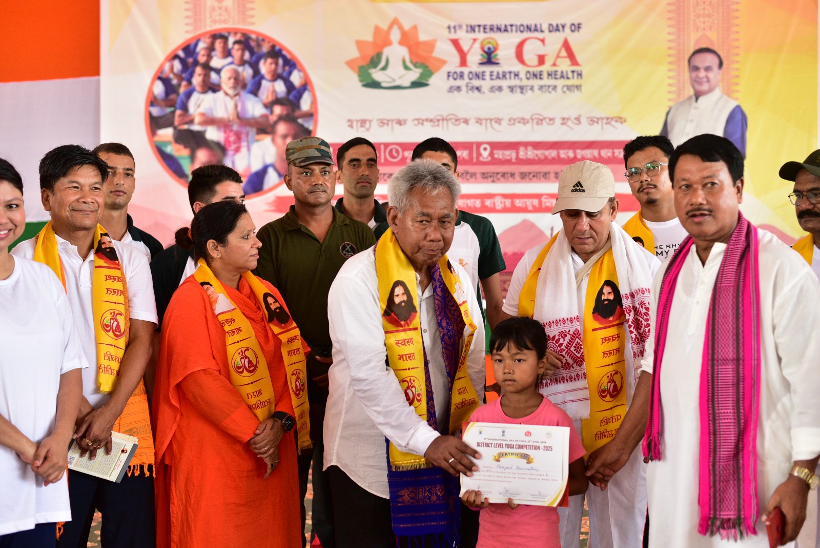 तमुलपुर में 11वां अंतरराष्ट्रीय योग दिवस आयोजित।