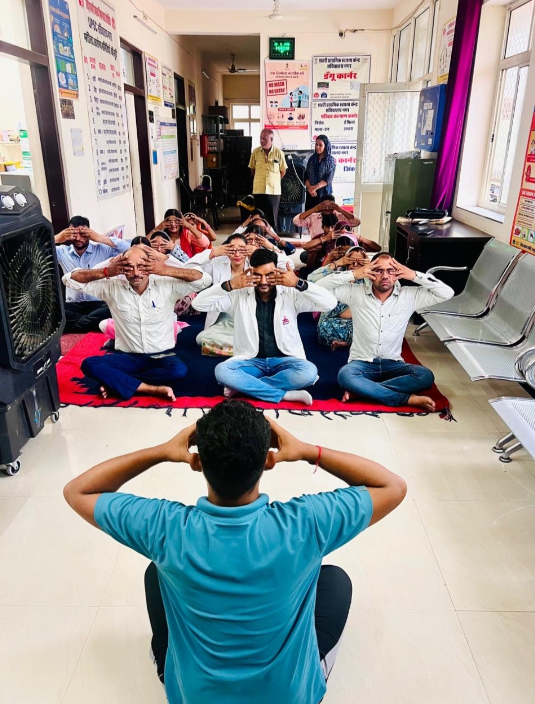 चिकित्सा संस्थानों में अंतर्राष्ट्रीय योग दिवस पर हुआ योगाभ्यास कार्यक्रम आयोजित चिकित्सा संस्थानों में अंतर्राष्ट्रीय योग दिवस पर हुआ योगाभ्यास कार्यक्रम आयोजित