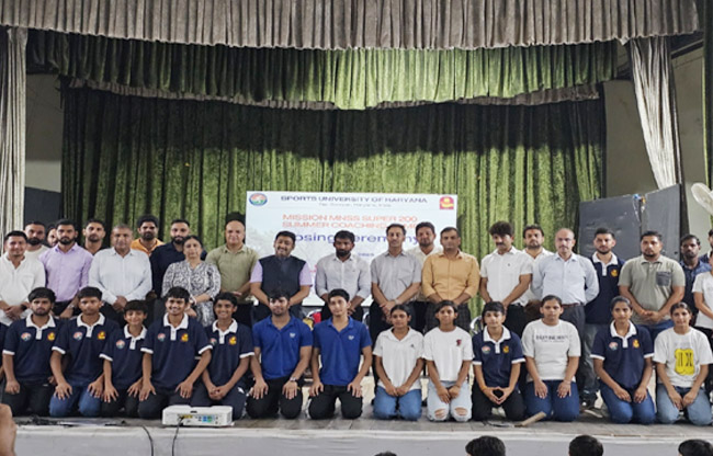सोनीपत: खेल प्रशिक्षण शिविर समापन में मुख्य अतिथि पद्मश्री योगेश्वर दत्त सोनीपत: खेल प्रशिक्षण शिविर समापन में मुख्य अतिथि पद्मश्री योगेश्वर दत्त