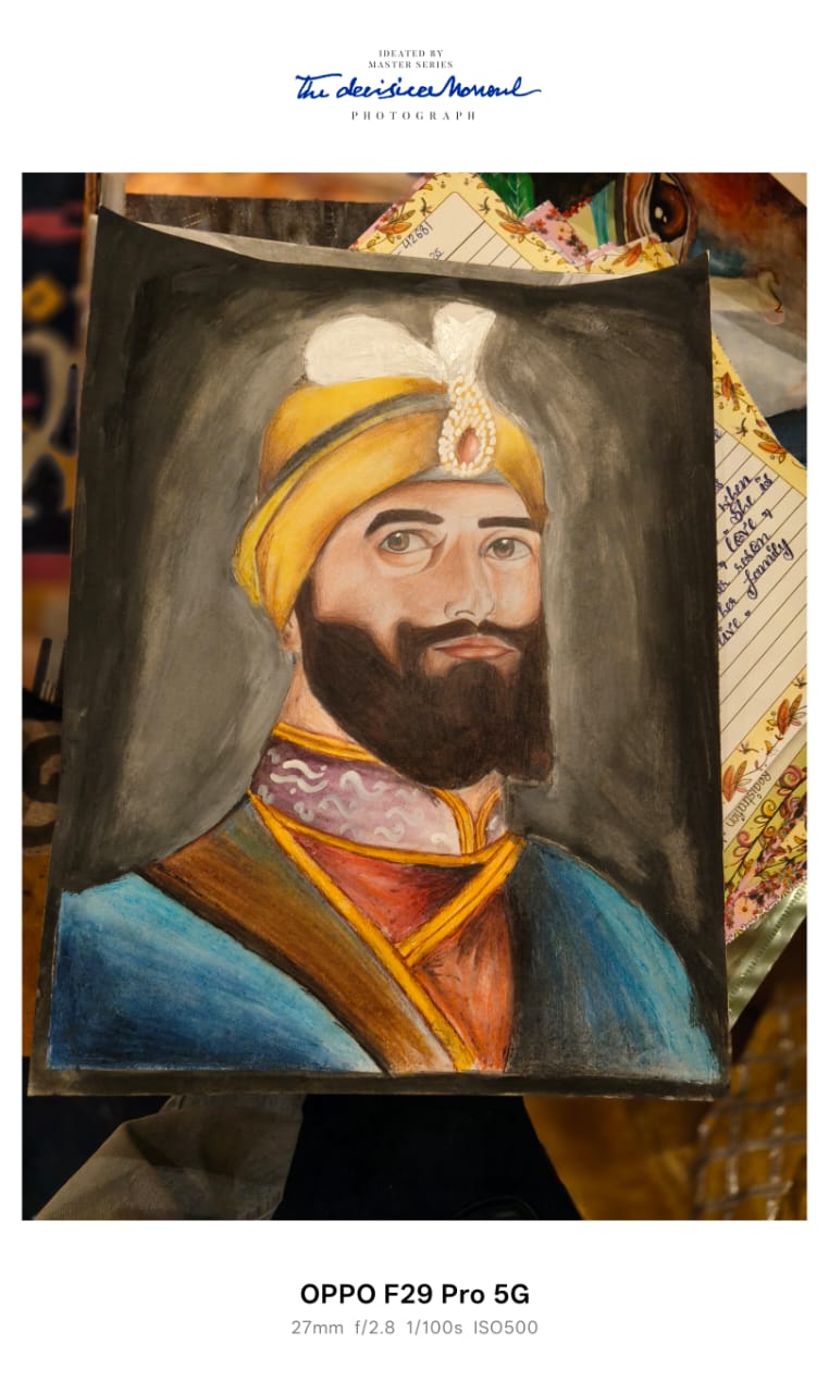 लविता ठाकुर द्वारा बनाई गई पेंटिंग। लविता ठाकुर द्वारा बनाई गई पेंटिंग।