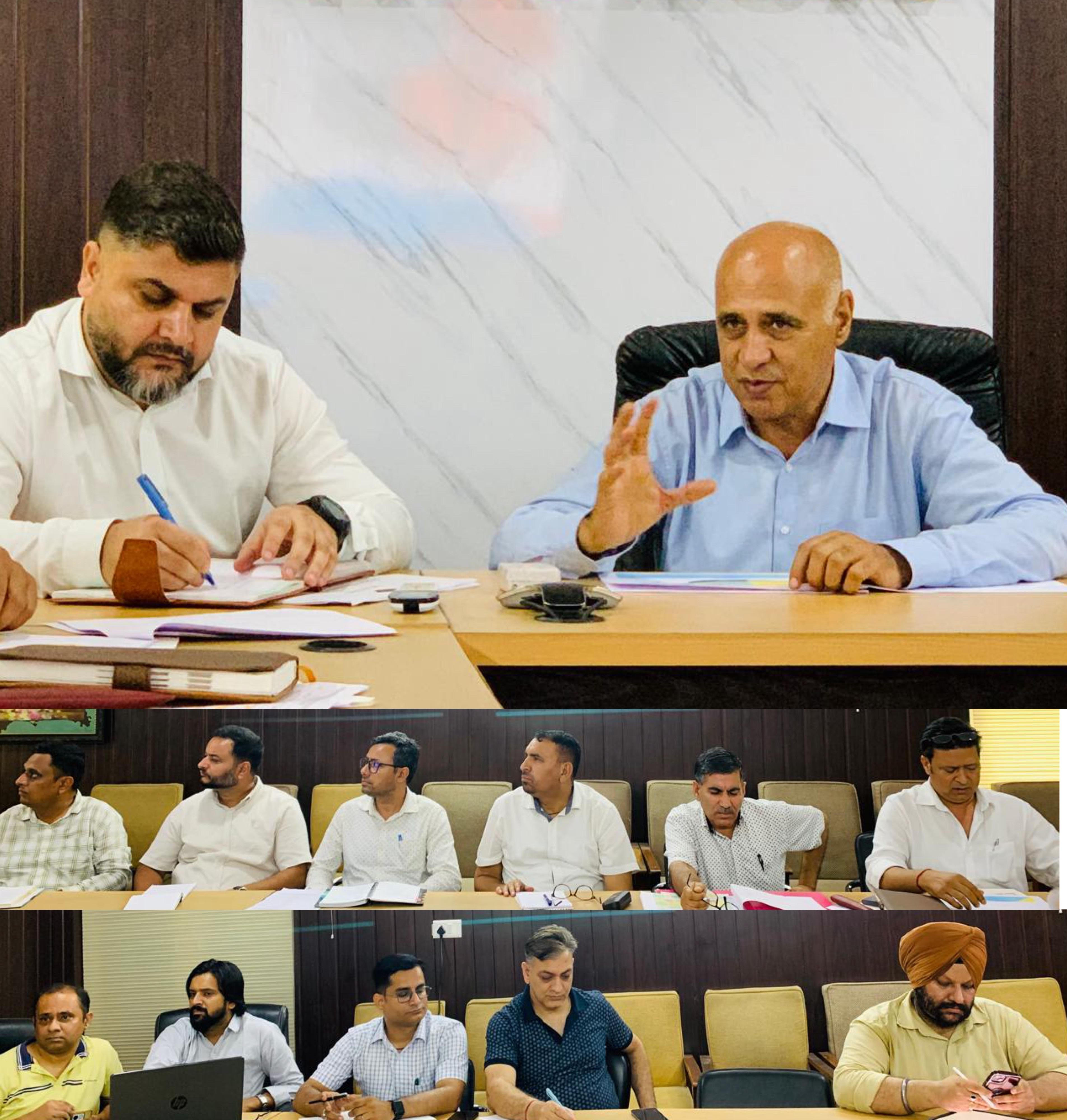 ADDC Kathua reviews progress of PMGSY sector schemes ADDC Kathua reviews progress of PMGSY sector schemes