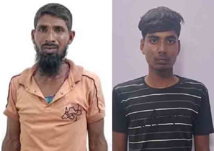 असमः बंगाईगांव में गिरफ्तार दो बांग्लादेशी नागरिकों की तस्वीर असमः बंगाईगांव में गिरफ्तार दो बांग्लादेशी नागरिकों की तस्वीर
