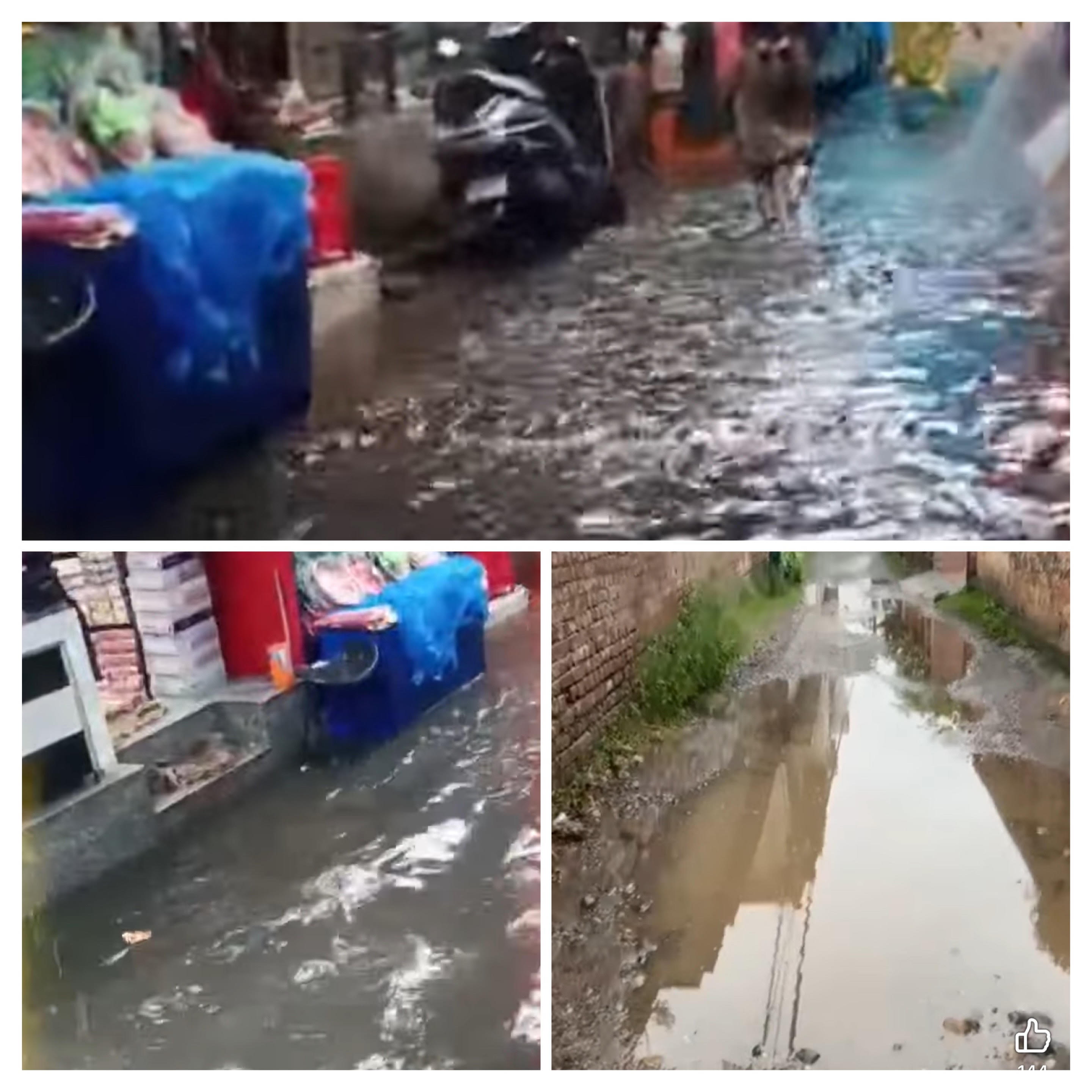 The entire city was submerged due to just 2 hours of rain The entire city was submerged due to just 2 hours of rain