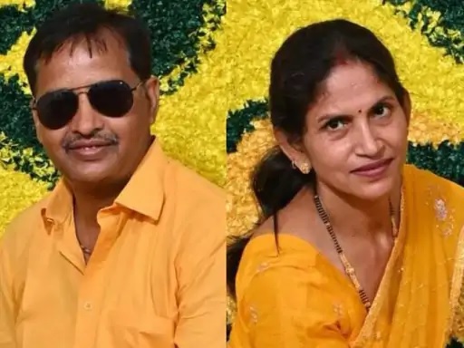 बाइक सवार दंपती की मौत बाइक सवार दंपती की मौत