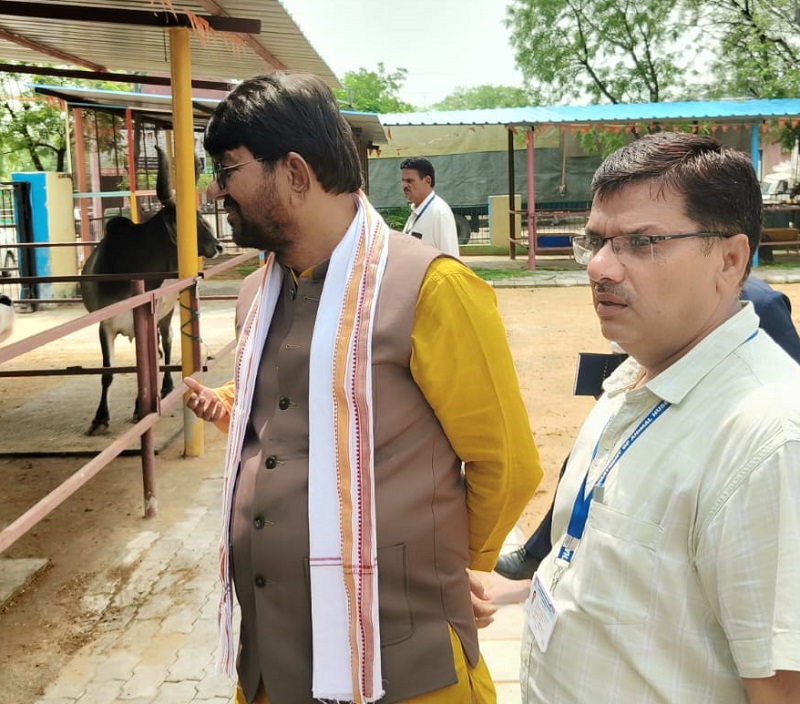 मप्र के पशुपालन मंत्री पटेल ने जयपुर के गौ-पुनर्वास केन्द्र हिंगोनिया का भ्रमण किया मप्र के पशुपालन मंत्री पटेल ने जयपुर के गौ-पुनर्वास केन्द्र हिंगोनिया का भ्रमण किया