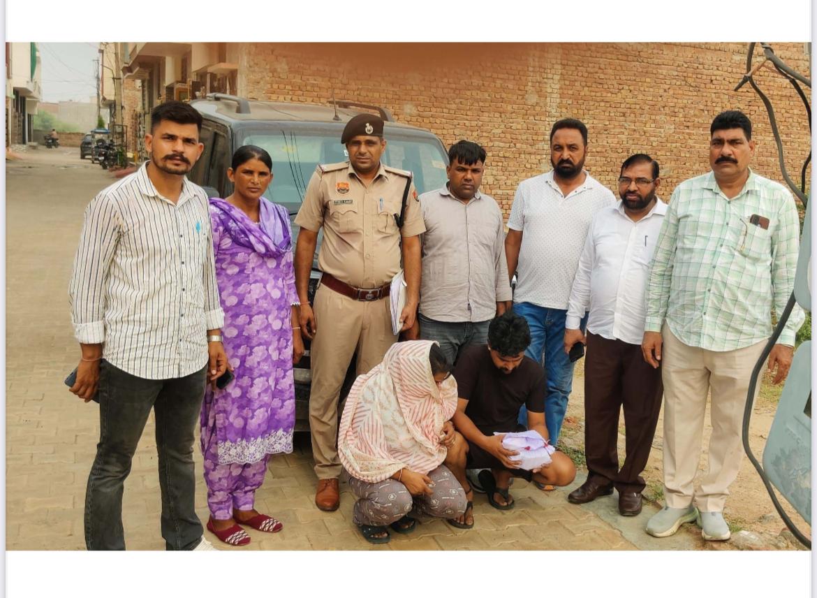 हेरोइन तस्करी मामले में पकड़े गए आरोपी। हेरोइन तस्करी मामले में पकड़े गए आरोपी।