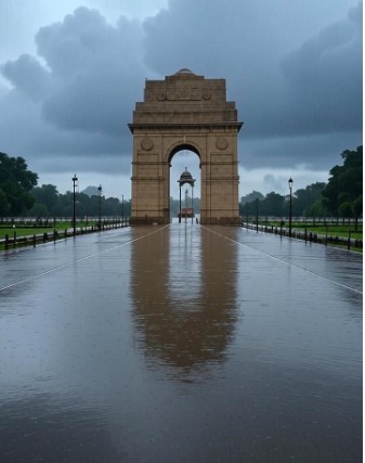 दिल्ली में मानसून की प्रतीकात्मक तस्वीर दिल्ली में मानसून की प्रतीकात्मक तस्वीर