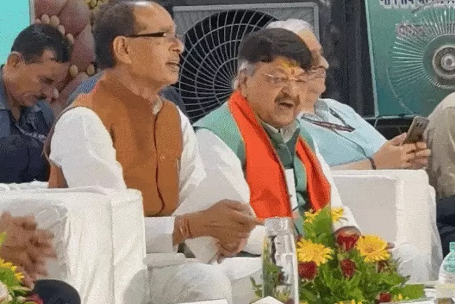 इंदौर में शिवराज- कैलाश इंदौर में शिवराज- कैलाश