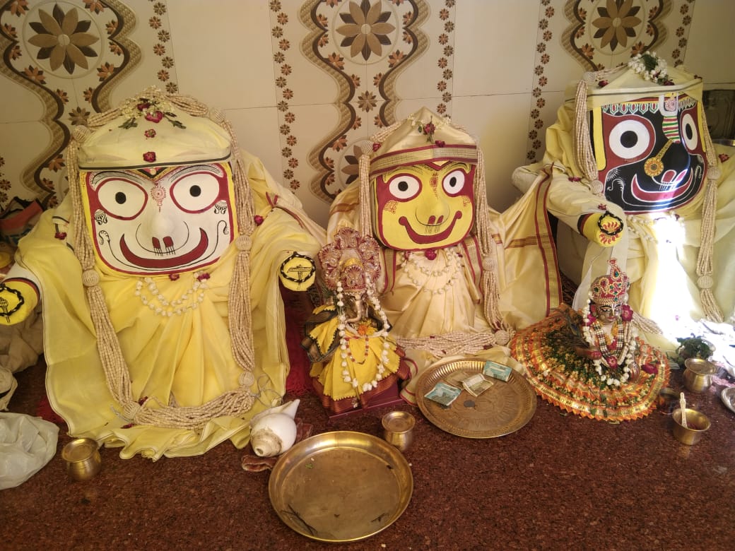 भगवन श्री जगन्नाथ यात्रा की तैयारियों का छाया चित्र भगवन श्री जगन्नाथ यात्रा की तैयारियों का छाया चित्र