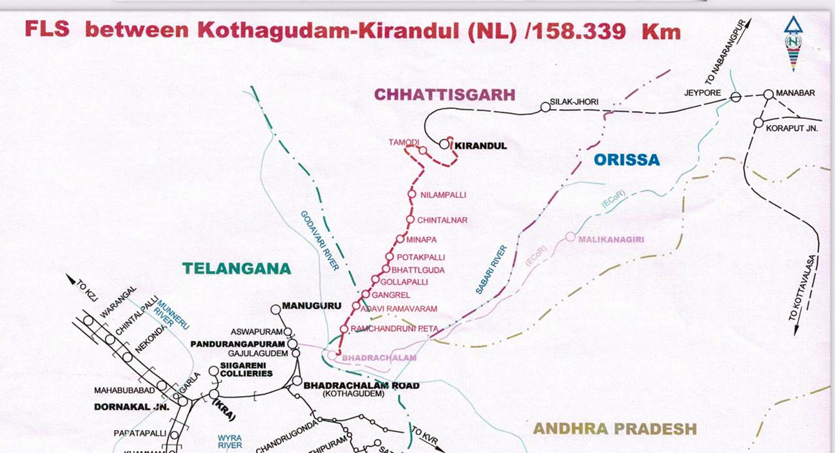 160.33 किमी लंबी नई रेललाइन के फाइनल लोकेशन सर्वे 160.33 किमी लंबी नई रेललाइन के फाइनल लोकेशन सर्वे