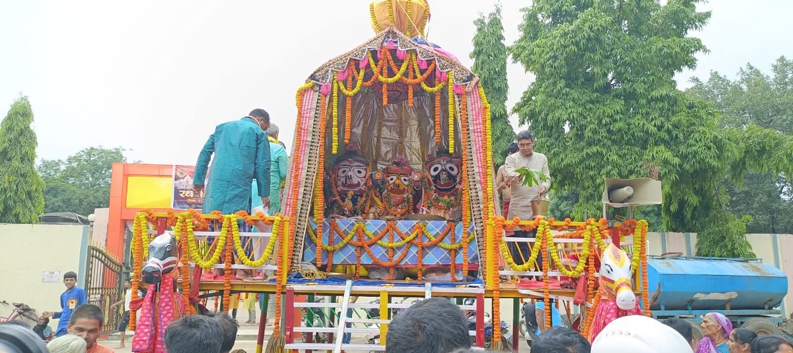 बालको नगर में निकली जगन्नाथ यात्रा, उत्कल भारती सेवा समिति ने किया आयोजन बालको नगर में निकली जगन्नाथ यात्रा, उत्कल भारती सेवा समिति ने किया आयोजन