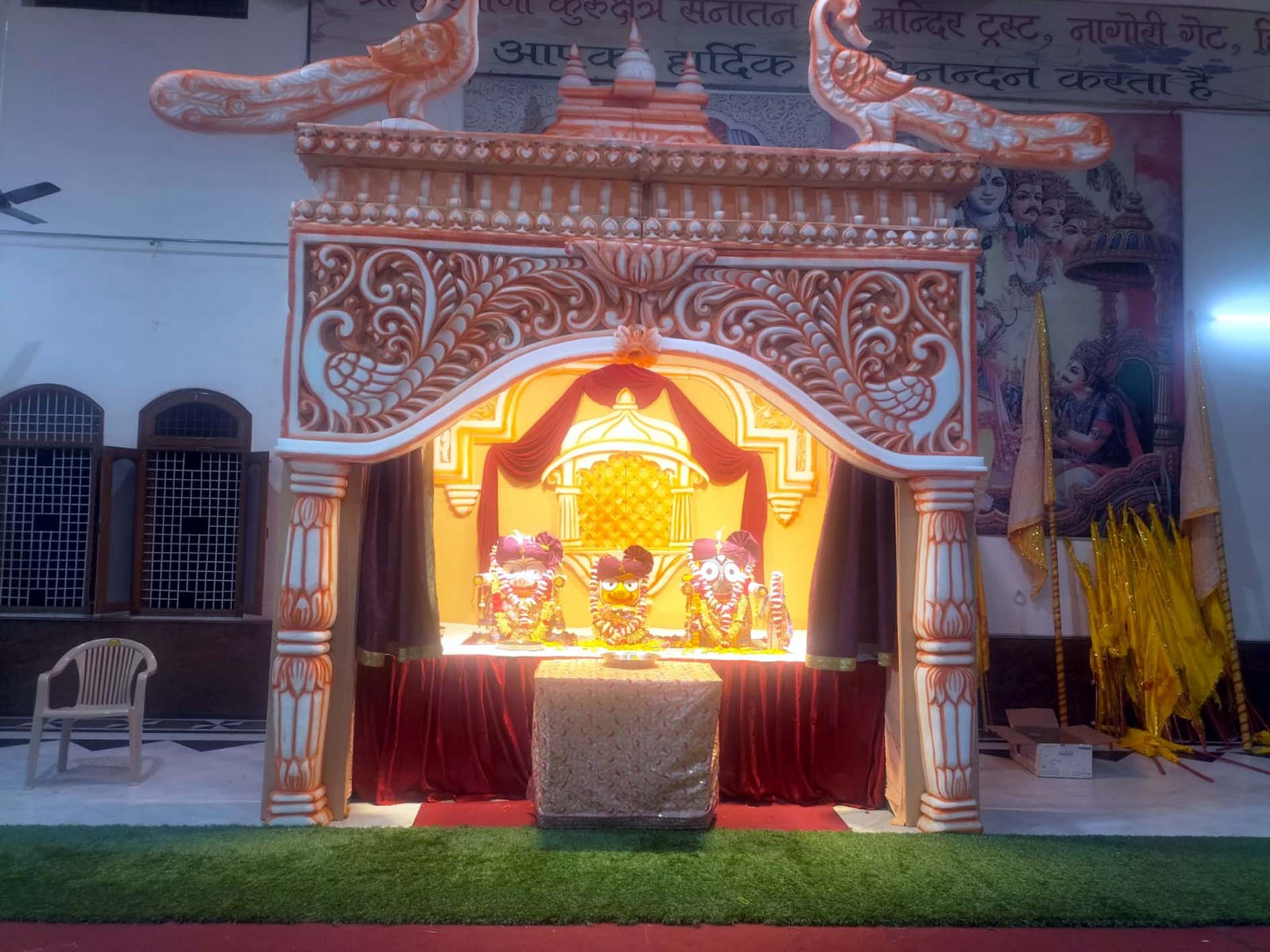 हनुमान मंदिर, नागोरी गेट में विराजित भगवान जगन्नाथ। हनुमान मंदिर, नागोरी गेट में विराजित भगवान जगन्नाथ।