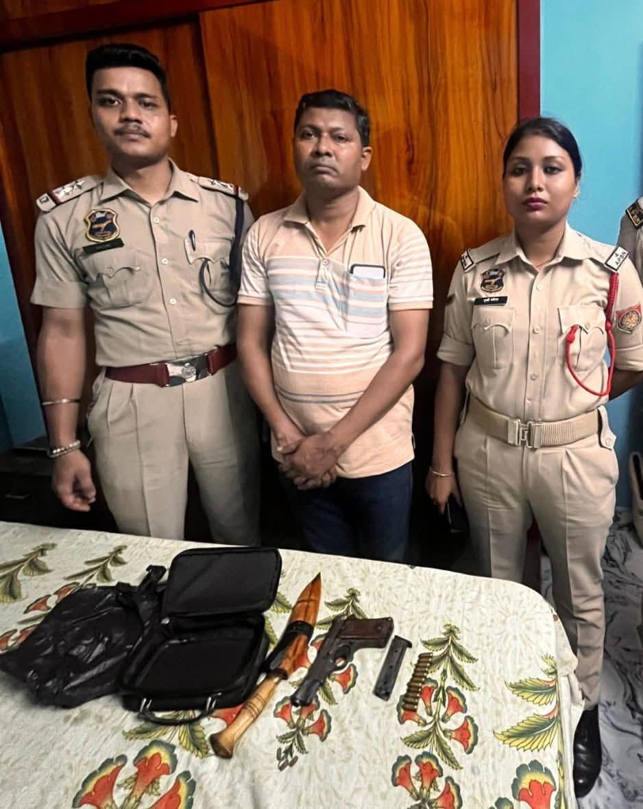 पिस्टल समेत एक गिरफ्तार पिस्टल समेत एक गिरफ्तार