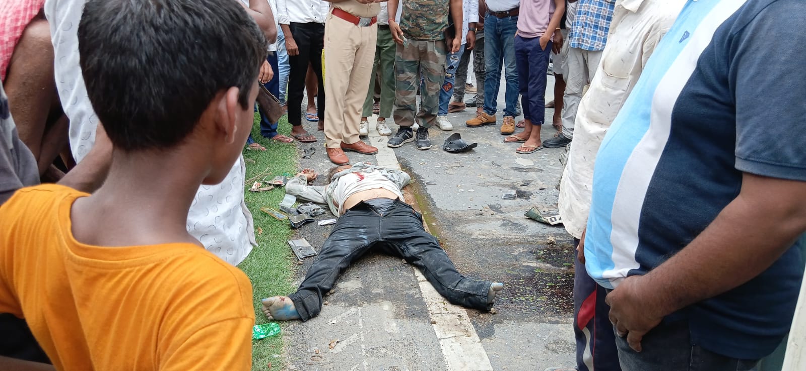 बोलेरो के ठोकर से बाइक चालक की मौत बोलेरो के ठोकर से बाइक चालक की मौत