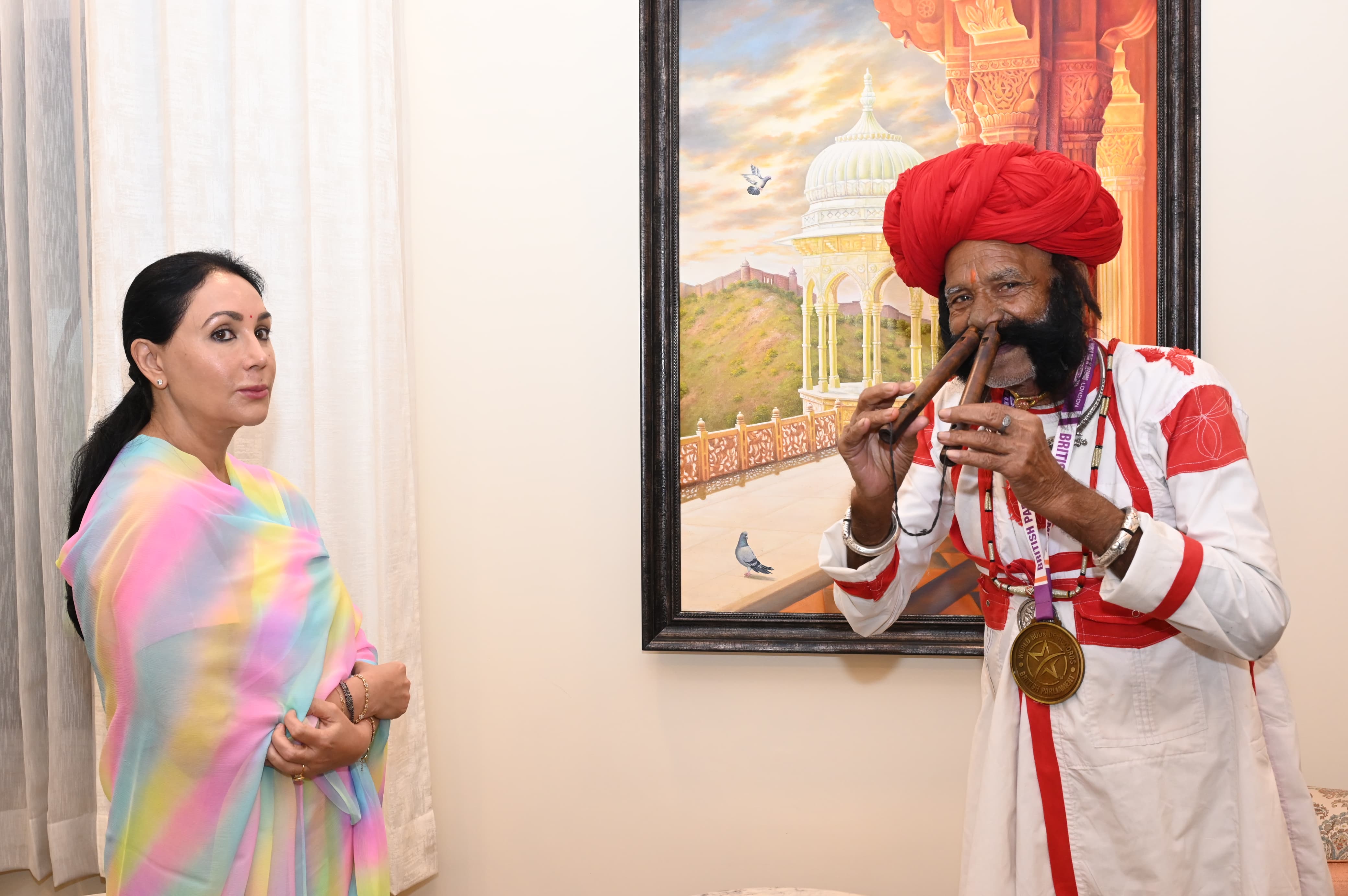 नाक से अलगोजा बजाकर रचा इतिहास:लोक कलाकार रामनाथ चौधरी की प्रतिभा को मिलेगा राज्य एवं राष्ट्रीय सम्मान