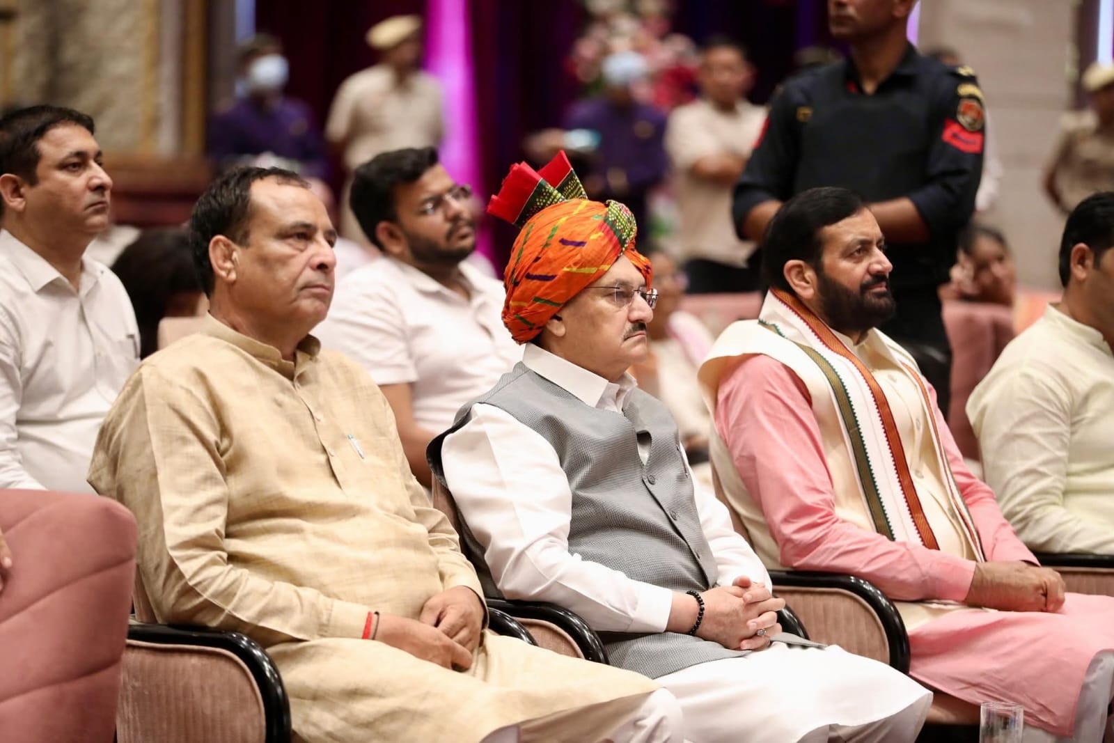 गुरुग्राम में पीएम मोदी के मन की बात कार्यक्रम का श्रवण करते भाजपा के राष्ट्रीय अध्यक्ष जे.पी. नड्डा, सीएम नायब सिंह सैनी व प्रदेश अध्यक्ष मोहन लाल बड़ोली। गुरुग्राम में पीएम मोदी के मन की बात कार्यक्रम का श्रवण करते भाजपा के राष्ट्रीय अध्यक्ष जे.पी. नड्डा, सीएम नायब सिंह सैनी व प्रदेश अध्यक्ष मोहन लाल बड़ोली।