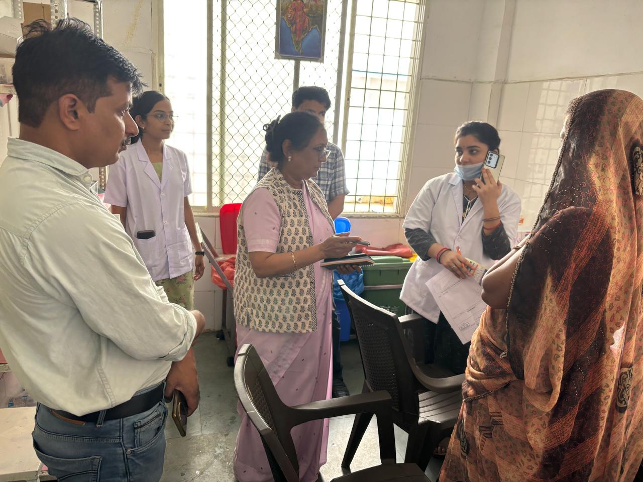 लापरवाही बरतने पर होगी कार्रवाई-डाॅ.शोभा पटेल