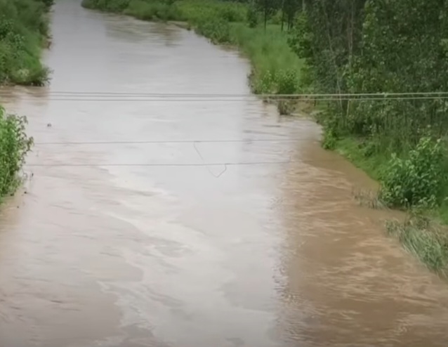 बारिश में नदियां अपने उफान पर