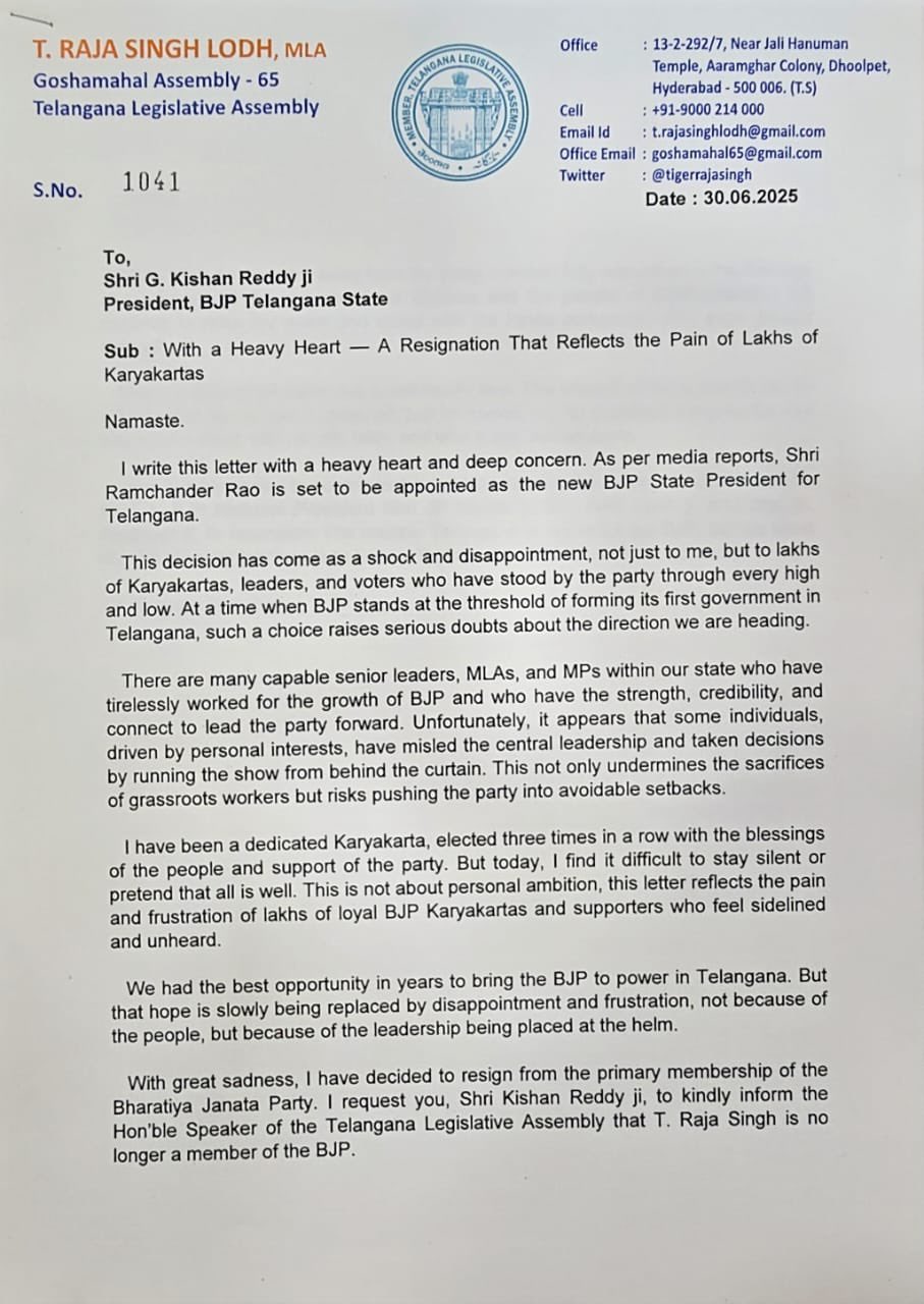 Resign letter Resign letter