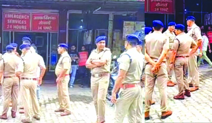 अतिक्रमण हटाने के दौरान हुआ हादसा